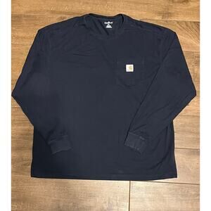 Carhartt Black Long Sleeve Shirt Size XL